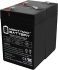 6 Volt 6V 4.5Ah Rechargeable Deer Game Feeder Battery - 2 Pack