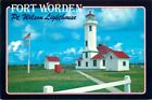 Postcard Pt Wilson Lighthouse, Fort Worden State Park, Port Townsend, Washington