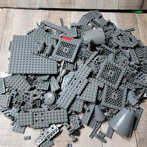 100 Pieces - LEGO Lot  Bricks Blocks Random Bulk Lot Dark Grey