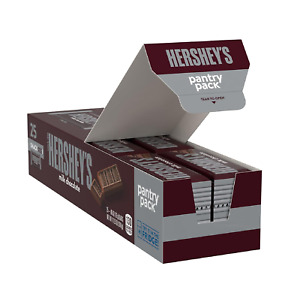 HERSHEY'S Milk Chocolate Snack Size Candy Bars 0.45 oz 25 Pieces