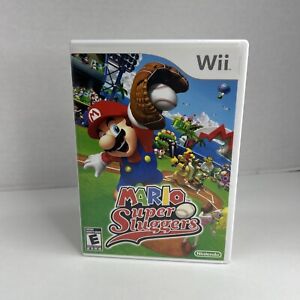 Mario Super Sluggers (Nintendo Wii, 2008) Complete In Box CIB Tested