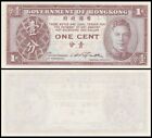HONG KONG - Government 1 Cent, 1945, P-321, UNC World Currency