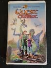 Quest For Camelot VHS Cassette Tape 1998 Warner Brothers Clamshell + Ad Booklets