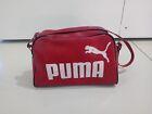 Vintage 1970s Puma Red Vinyl Bag Gym Yugoslavia