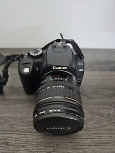 Canon EOS 350D Digital SLR Camera With 24-85mm+70-300mm Sigma