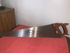 Vintage Nicholson The Four Hundred Stainless steel 8pts hand saw.