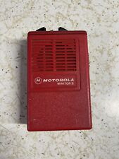 Motorola Minitor II (2) UHF Red Case