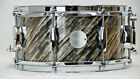 Click Drums Custom Icon 6x12 8ply Maple Snare Drum Quicksilver Strata Finish