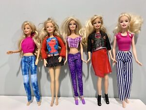 25 Years Old Barbie Dolls Lot Of 5 (1999)