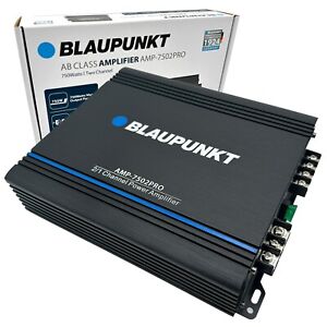 BLAUPUNKT 7502PRO Car Audio 2-Channel Class AB 750W Full-Range Amplifier