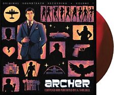 Archer Original Soundtrack Seasons 7-9 Marschino Red Vinyl LP Record - Thirlwell