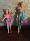 1983 Superstar era Barbie & Skipper dolls w/bags outfit Great Shape euc