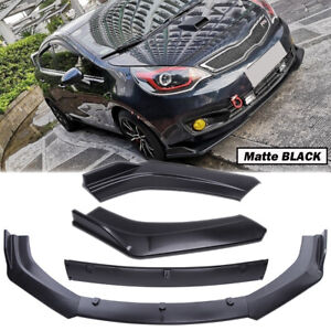 Black Front Bumper Lip Spoiler Splitter Body Kit Protector For Kia Rio 2001-2023 (For: 2022 Kia Rio)