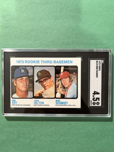 New Listing1973 TOPPS # 615 MIKE SCHMIDT ( ROOKIE ) SGC 4.5