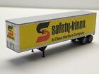 HO SCALE 1/87 CUSTOM WALTHERS Safety-Kleen 40' PIGGYBACK TRAILER FOR LAYOUT