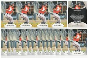 x50 Colton Cowser 2021 Leaf Draft w/11 Gold Parallel Rookie Card RC lot Orioles!