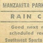 Vintage Race Racing Ticket USAC Midget Manzanita Park Speedway March 27 1965