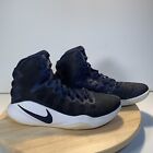 Nike Zoom Shoe Mens Size 9 Navy And White HYPERJUNK  Sports Basketball