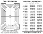 Card Grading / Centering tool PSA BGS GMA - Buy 2 get 3rd Free