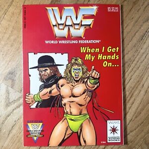 WWF When I Get My Hands On… Valiant Comics 1991 VFNM RARE HTF
