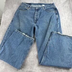 Vintage Levis 579 Jeans Mens 36x34 Blue Baggy Fit Denim 1990s Y2k Skater Cotton