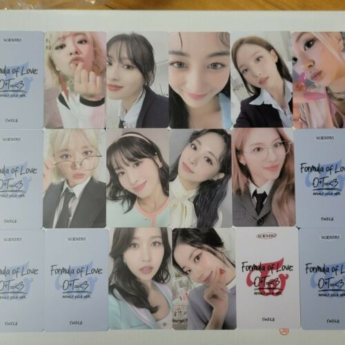 TWICE SCIENTIST Formula of Love Result file ver. soundwave luck draw Photocard