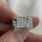 Men's Engagement Ring 14K White Gold 3.40Ct CZ Diamond Wedding Ring For Men's