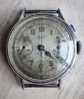 1940s Record Watch Company Decimal Dial Chronograph Valjoux 22 Serviced