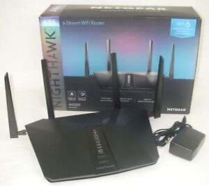 NETGEAR Nighthawk AX5200 WiFi 6 Router RAX48-100NAS - Black