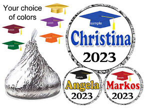 216 GRADUATION CLASS OF 2024 FAVORS CHOCOLATE HERSHEY KISS CANDY LABELS