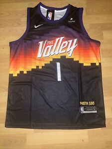 Phoenix Suns Devin Booker The Valley City Edition Jersey 2XL 54