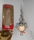New ListingBradford Carillon Spire Silver Plastic Christmas Tree Topper ~Box Vintage Bells