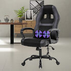Gaming Chair Massage Gaming Chair PU Leather Racing Chair Ergonomic Desk Chair