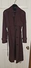 Coach Womens Trench Coach - Color: Plum Size: XS