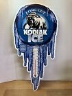 Kodiak Ice Tobacco Advertising Metal Tin Sign  Thermometer pre 2010 NOS