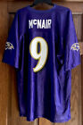 BALTIMORE RAVENS STEVE McNAIR #9 NFL Football Jersey Men's XL Purple