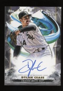 2023 Topps Inception Rookies & Emerging Stars Dylan Cease White Sox AUTO 63/249