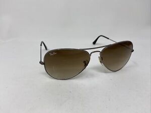 RAY BAN AVIATOR RB3025 003/51 SILVER W/ BROWN GRADIENT 58/14 58mm 7461