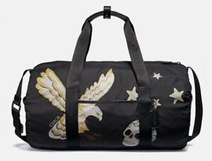 Coach Packable Duffle with Eagle & Skull Motif