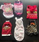 Lot of 12 Dog Clothes/Dresses Size Small X Small Up To 4-5 Lbs