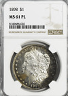 1898 $1 Morgan Silver Dollar MS61 PL NGC Uncirculated Philadelphia Proof Like
