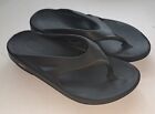 Oofos Ooriginal Flip Flops Mens Size 9 Black Comfort Recovery Sandals, Womens 11