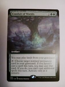 Mtg Conduit of Worlds X1 Extended Art NM/M Phyrexia: All Will Be One Rare Card