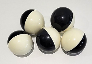 5 KNEX Balls Black White Big Ball Factory Replacement Parts Standard Pieces KNEX