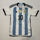 2023 Adidas World Cup 3 STAR Argentina Home MESSI Jersey Size M 100% Authentic