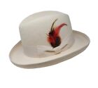 Homburg Style Godfather Men's Hats 100% Wool Felt DIFFERENT TOUCH