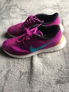Nike Free RN Shoes Women Size 7.5 Pink 831509-500