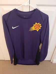 Phoenix Suns Nike Dri Fit Purple Shooting Long Sleeve Shirt Men’s Small