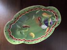 Rare, Los Angeles Pottery by Laurie Gates Ceramic Serving Dish, 8 1/4X 13 1/2