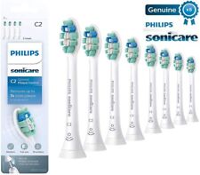 8PCS Genuine C2 Plaque Control Toothbrush Brush Head for Philips Sonicare HX9024
